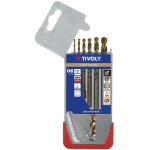 Foret � m�taux - tivoly - technic slr - 6 forets - diam�tre 2 � 8 mm - acier rapide (hss)