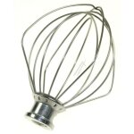 Fouet � fils pour robot kitchenaid - artisan et classic 5k45 - k45ww 9704329 - hauteur 153cm - gris
