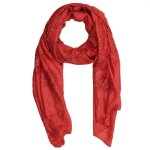 Foulard de pri�re tib�tain �charpe 160 x 60 cm couleurs diff�rentes rouge rouge
