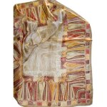 Foulard soie femme - carr de soie - motifs cachemire