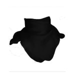 Foulard en soie - itendance - carr - noir - 52x52 cm - chic