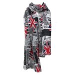 Foulard union jack newspaper femme