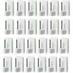 Com - four 12x crochets autocollants pour barres de rideaux - crochets adhsifs pour vos rideaux (12 ...