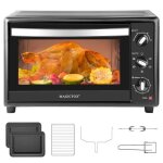 Four électrique 48 l chaleur tournante - 6 modes multi fonction - programmable 230° minuterie 60 min ... Four électrique 48 l chaleur tournante - 6 modes multi fonction - programmable 230° minuterie 60 min ...