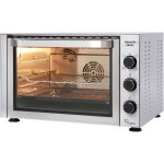 Four lectrique - roller grill - turbo quartz 38l - chaleur tournante - four  snacker - inox bross