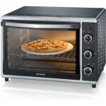Four lectrique - severin - to 2058 - 42 litres - chaleur tournante - pierre  pizzas incluse