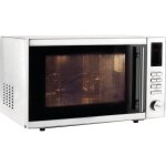 Four micro ondes 23l + grill 1000w - lacor - pose libre - gris