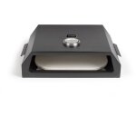 Four � pizza pour barbecue - livoo - gs149 - acier inoxydable avec rev�tement peint - thermom�tre int�gr� ...