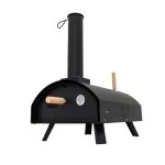 Four � pizza dext�rieur portable - monstershop - diam�tre 30cm - feu de bois / charbon - 1200w - minuterie ...