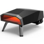 Four � pizza � gaz nomade - generic - alimentation gaz - 3900 watts - temp�rature maximum 500�c - noir ...