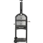 Four � pizza - livoo - doc228 - thermom�tre int�gr� - pierre r�fractaire - tiroir � cendres amovible