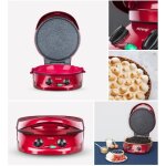 Four � pizza et tartes avec grill plancha rev�tement pierre antiadh�sif puissance 1800 w