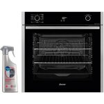 Sauter four pyrolyse encastrable inox 73l multifonction chaleur tournante porte froide