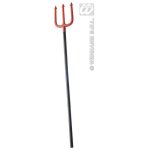 Fourche de diable - widmann - 114cm - accessoire de dguisement pour adulte - rouge