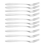 Fourchettes  escargots - ynkkvre - acier inoxydable - 10 pices - rutilisables - compatibles lave - ...