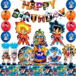 D�corations de ballons de f�te dragon ball ensemble de ballons danniversaire dragon ball adapt� d�corations ...