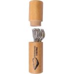 Fourreau + fourchettes  hutres - lot de 6