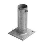 Fourreau à platine pied de poteau acier galvanisé diamètre 703 mm (pour tube Ø 60 mm) Fourreau à platine pied de poteau acier galvanisé diamètre 703 mm (pour tube Ø 60 mm)