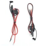 Foxsur 2pcs sae chargeur de batterie de moto cble de charge sae dconnexion rapide fiche  fusible de ...