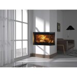 Foyer à bois - panadero - hogar angle à droite ecodesign - 59 kw - bûches 50 cm Foyer à bois - panadero - hogar angle à droite ecodesign - 59 kw - bûches 50 cm