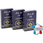 France cartes - jeu de 54 cartes - gauloise bleue - lot de 3