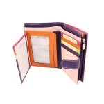 Francinel porte feuille porte monnaie en cuir r�f 57979 fuschia (3 couleurs disponible)