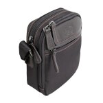 Francinel sac besace nylon garni cuir petit mod�le r�f 653102 marron (2 couleurs disp. )