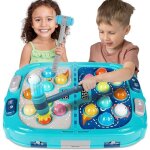 Jeu interactif - zgeer - whack a taupe - 2 marteaux - musique et lumires - pour enfants de 3  6 ans ...