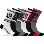Freegun chaussettes homme chaussette haute homme (lot de 6) - gris