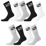 Freegun chaussettes homme chaussette haute homme (lot de 9) - blanc
