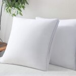 Freosen lot de 2 oreillers volumineux 60x60 cm blanc - doux et confortable - antiacarien et hypoallerg�nique ...