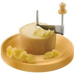 Frisette à fromage - tellier - tête de moine - socle en bois - diamètre 22cm Frisette à fromage - tellier - tête de moine - socle en bois - diamètre 22cm