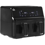 Homcom - friteuse � air - air fryer - acier - 38. 5x38x30. 5cm - noir