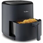 Friteuse  air chaud / four  halogne - moulinex - ez245b - noir - 1500 w - 5 l