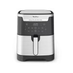 Friteuse � air chaud et grill moulinex easy fry et grill digital 2 - en - 1 xxl ey801d10 1800 w inox