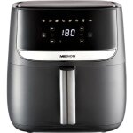 Friteuse � air chaud - medion md10532 - 57l - 1700w - 8 programmes - �cran tactile - noir