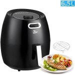 Uten friteuse � air chaud 6. 5l - friteuse sans huile �cran tactilepaniers antiadh�sifs / minuteur / ...