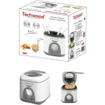 Friteuse + appareil à fondue 2 en 1 950w désign blanche Friteuse + appareil à fondue 2 en 1 950w désign blanche
