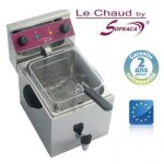 Friteuse �lectrique - sofraca - acf68n - 8 litres - 3600 w - temp�rature variable jusqu� 190�c