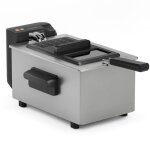 Friteuse � huile - tristar - 3l - zone froide - thermostat r�glable 190�c - pi�ces lavables