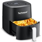 Friteuse sans huile airfryer techwood tfr - 556shd 1700w capacit� 5. 5l ~ 1. 5 kg de frites