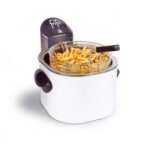 Friteuse zone froide - frifri - ronde - 3200w - 4l - entretien facile