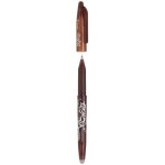 Stylo roller effa�able - pilot - frixion 391682 - marron - encre gel - bille 07mm