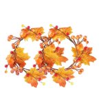 Front door autumn wreath couronne dautomne artificielle halloween thanksgiving feuille dérable putiligne ... Front door autumn wreath couronne dautomne artificielle halloween thanksgiving feuille dérable putiligne ...