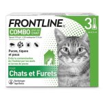 Frontline combo chat - anti - puces anti - tiques pour chat - 3 pipettes