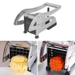 Fruits et lgumes coupe frites dcoupe pomme de terre dacier inox argent 25 * 9 * 11. 5 cm