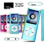 Fulozo� lecteur mp3 / mp4 32gb avec micro sd carte �cran lcd 1. 8 radio fm musique jeux et �couteurs ...