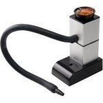 Fumoir pour aliments - lacor - en aluminium - filtre et sac de copeaux de bois inclus