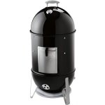 Fumoir weber smokey mountain cooker 47 cm - noir - grilles de cuisson en acier chrom� - thermom�tre int�gr� ...