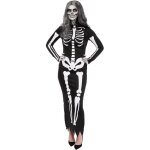 Funidelia dguisement squelette lgante femme - dguisement pour femme et accessoires pour halloween ...